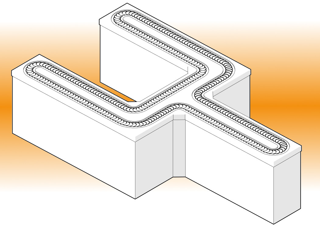 CF System, conveyor belt sushi 'Y' shape